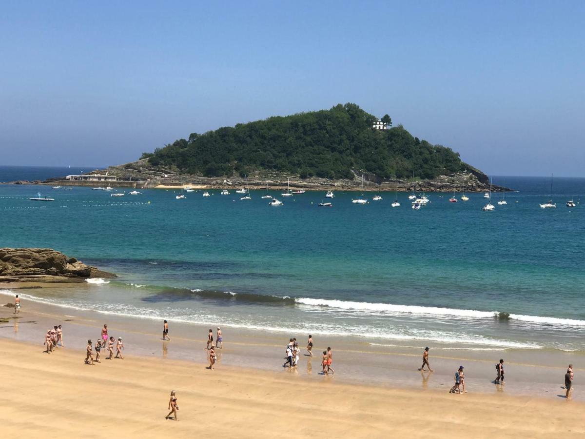 La Madame On La Concha Beach, Seaview Apartment サン・セバスティアン エクステリア 写真